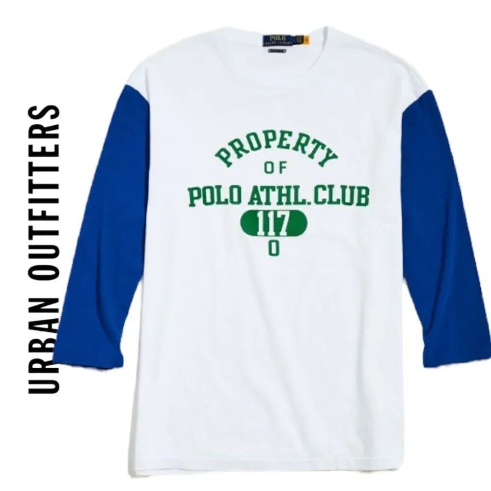 NEW Urban Outfitters UO Polo Ralph Lauren Athletic Club Raglan Shirt Tee M L